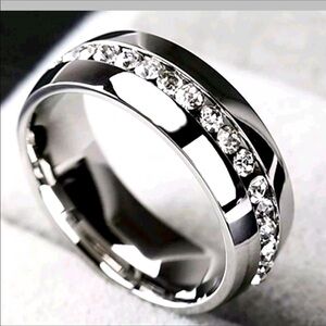 4mm Stainless Steel Eternity Band